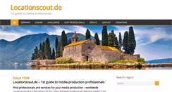 Desktop Screenshot of locationscout.de